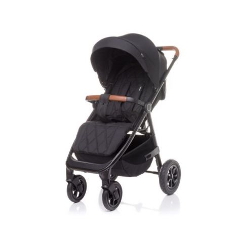 Carucior sport cu roti gonflabile (max. 22 Kg) 4Baby STINGER AIR Negru - imagine 7